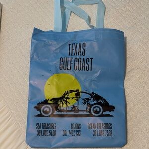 Blue Texas Gulf Coast Tote Bag